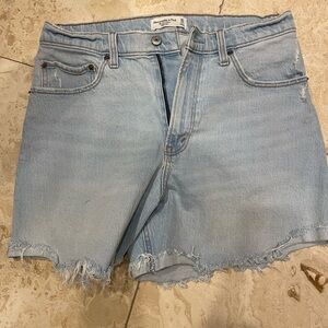 Abercrombie & Fitch Light Wash Jean Shorts